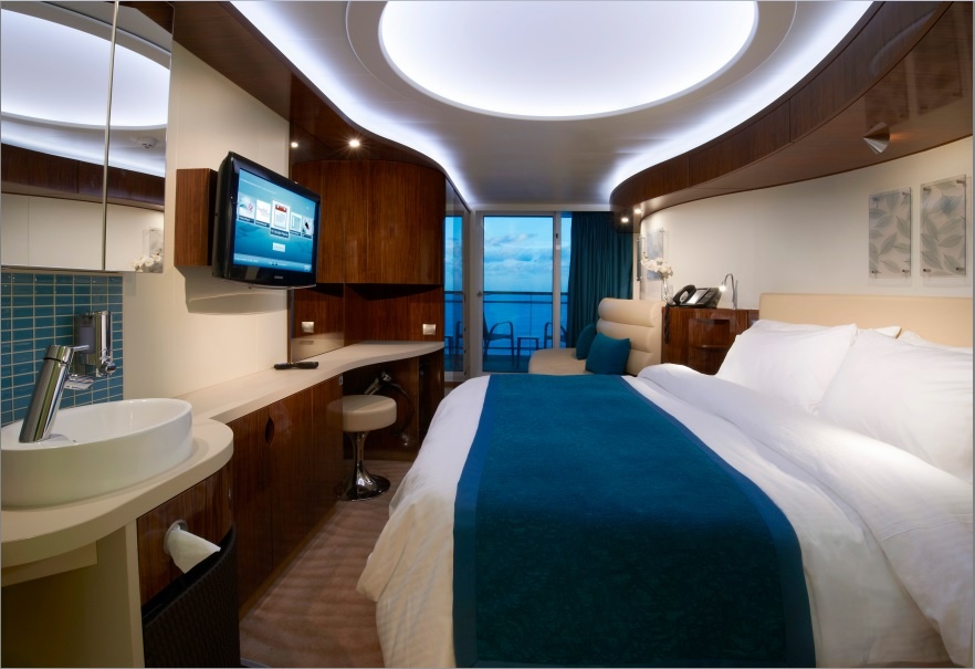 Каюта с балконом (B1) на Norwegian Epic