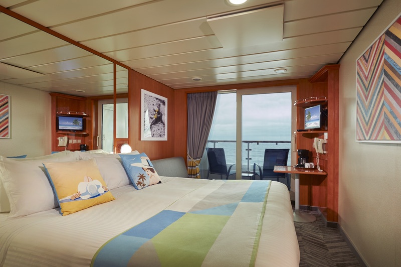 Каюта с балконом (BC) на Norwegian Dawn