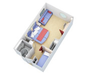 Схема Каюта с окном Ultra Spacious