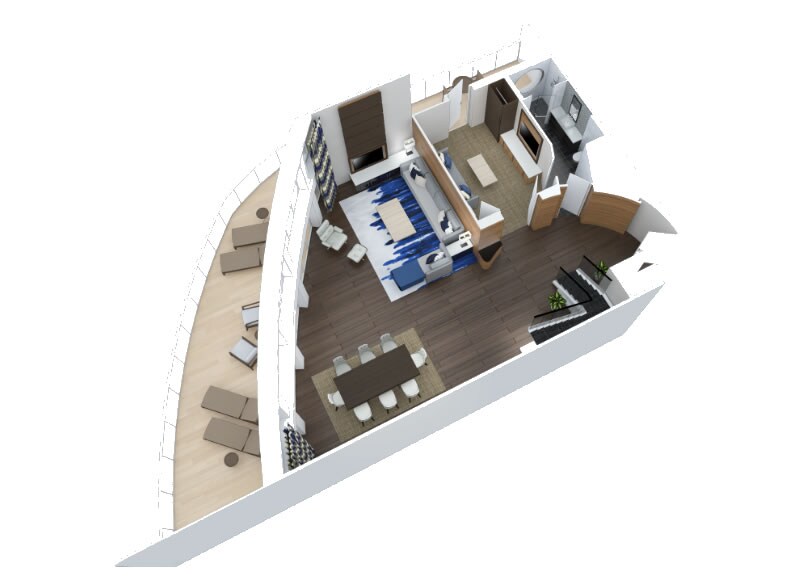 Схема Сьют Royal Loft