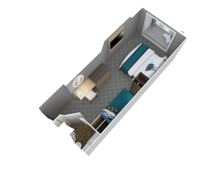 Схема Каюта с окном Spacious