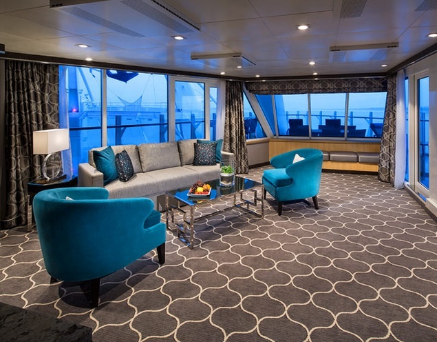Сьют Aqua Theater Spacious с большим балконом и 2 спальнями
