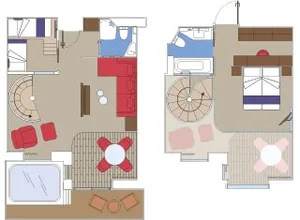 Схема Сьют Royal Duplex Yacht Club