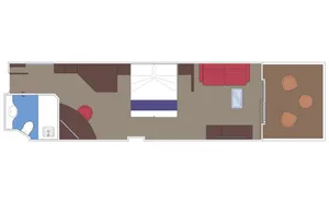 Схема Сьют Deluxe Yacht Club